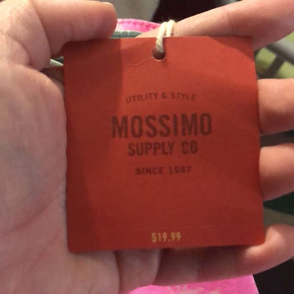 NWT Mossimo Canvas Palm Tree Shorts, size 17 - Picture 8 of 9